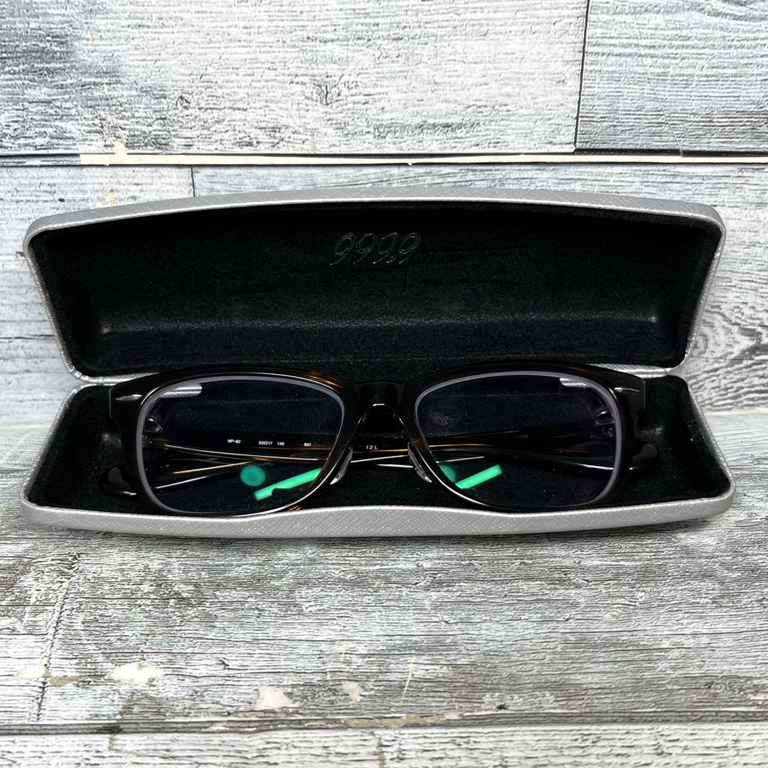 【美品】999.9 フォーナインズ NP-62 メガネフレーム ケース付き
