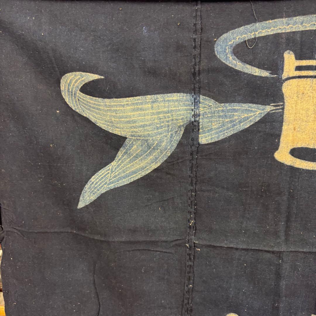 蝶々　筒書き　襤褸　古布　ハサミ