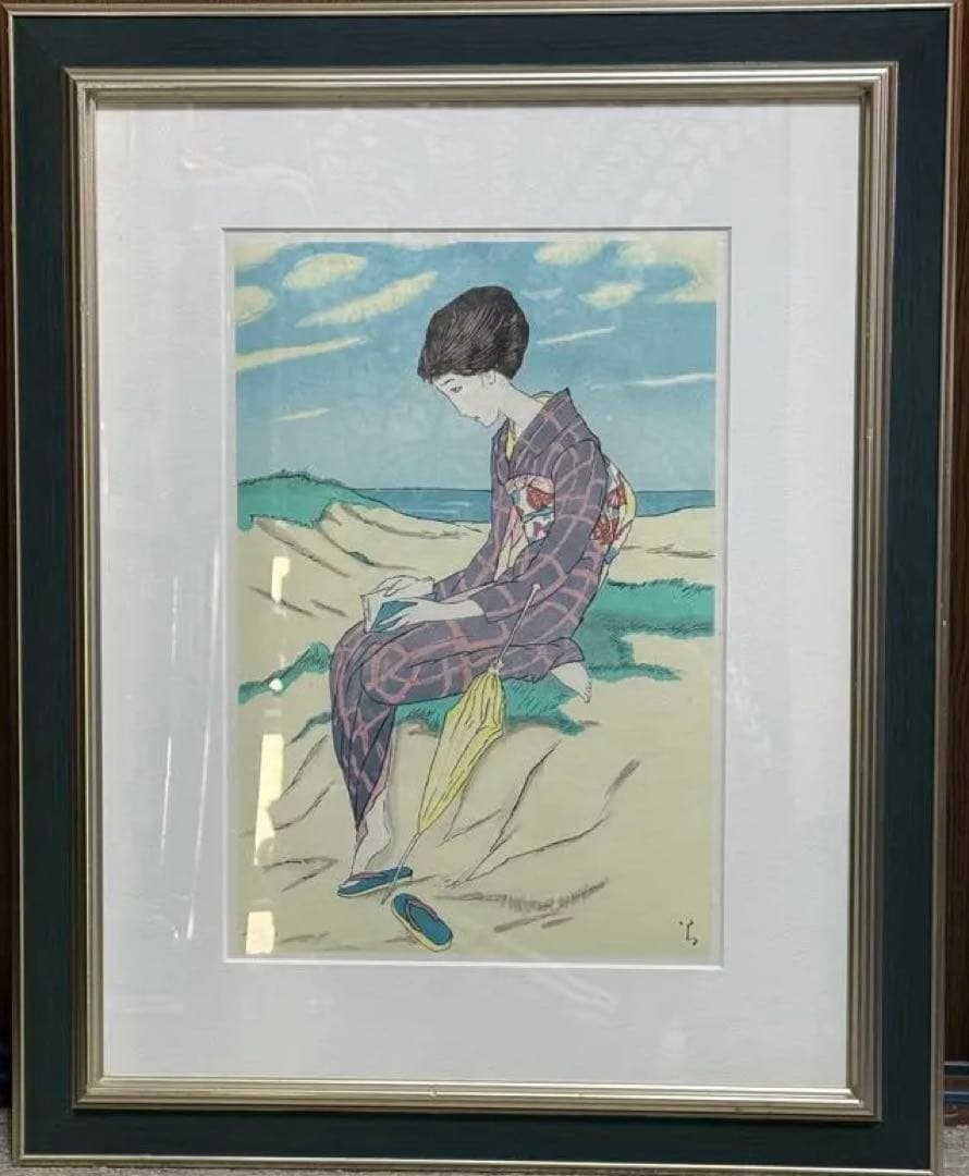 竹久夢二　「秋雲流れて」　限定237/250 美品　年末セール　送料込み1215