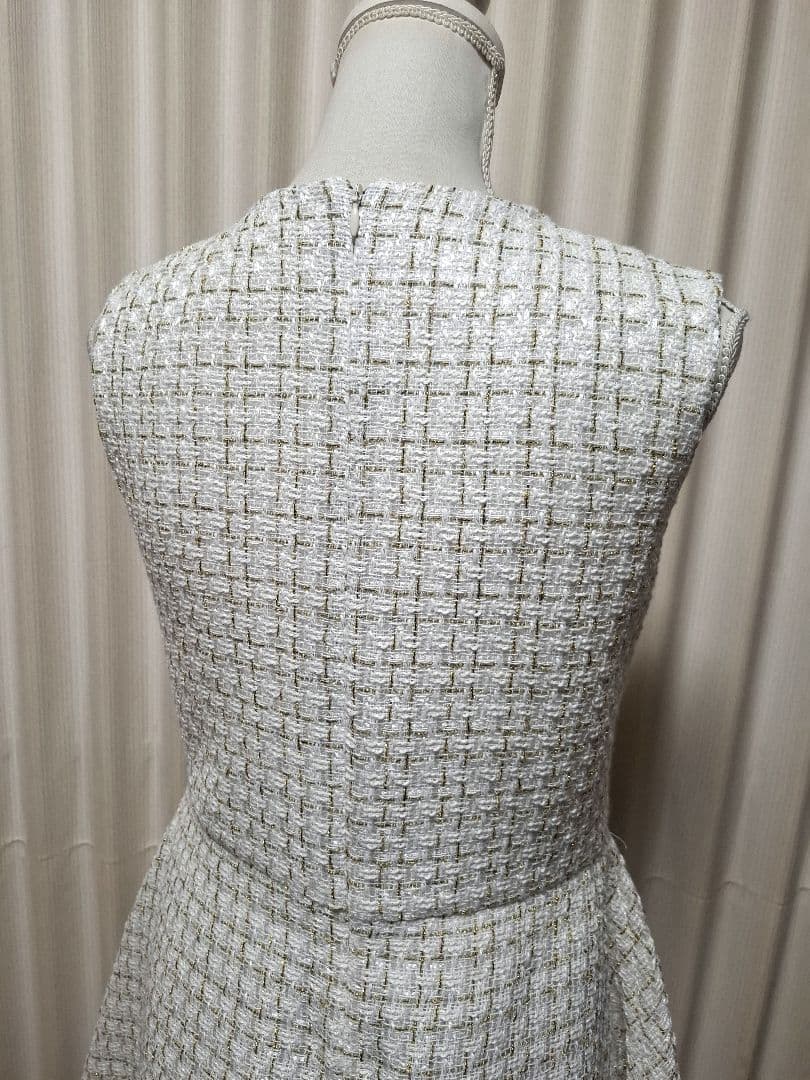 顕様 ツィードワンピース