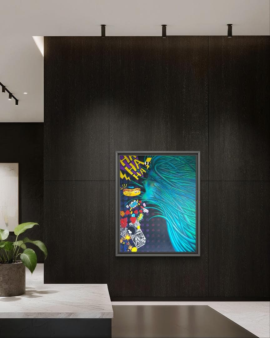 奇天烈Ⅰ / モダン画 キャンバス 117×91㎝ F50 原画のみ 現代アート