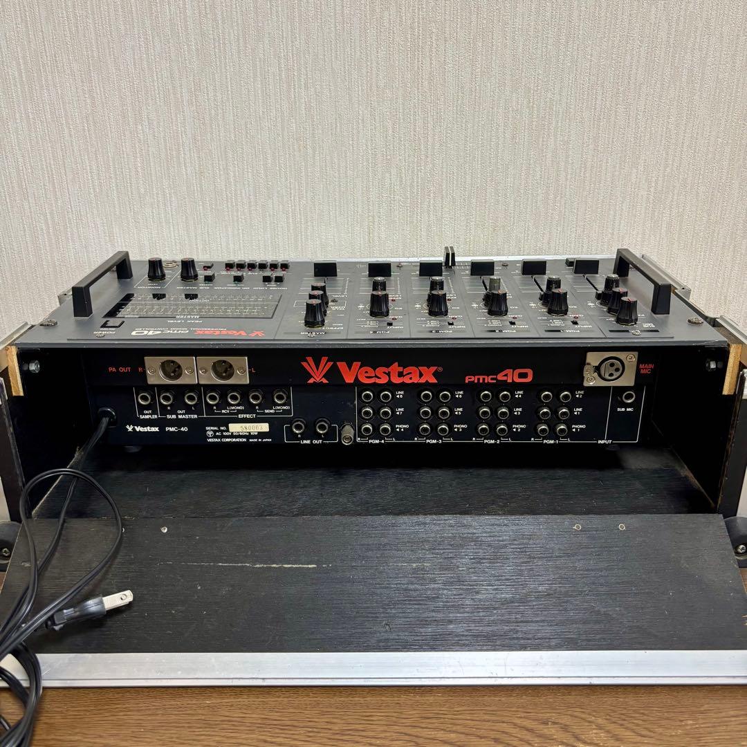 Vestax PMC40 ハードケース付き DJミキサー