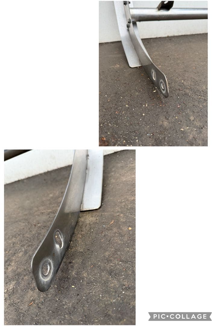 三菱 デリカD:5 フロントガードバー ブルバー ステンレス 中古