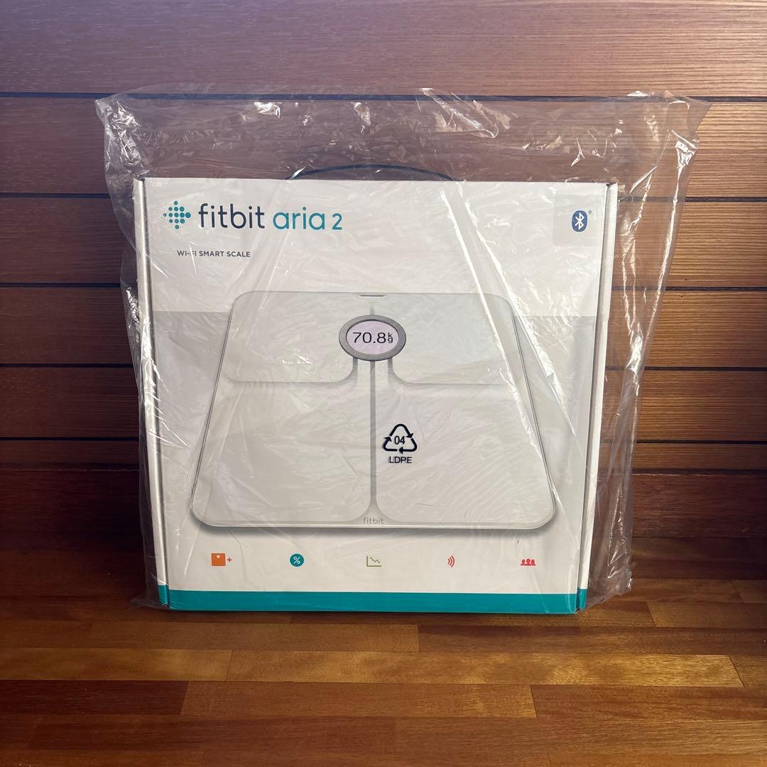 美品　Fitbit フィットビット スマート体重計 Aria2 ホワイト