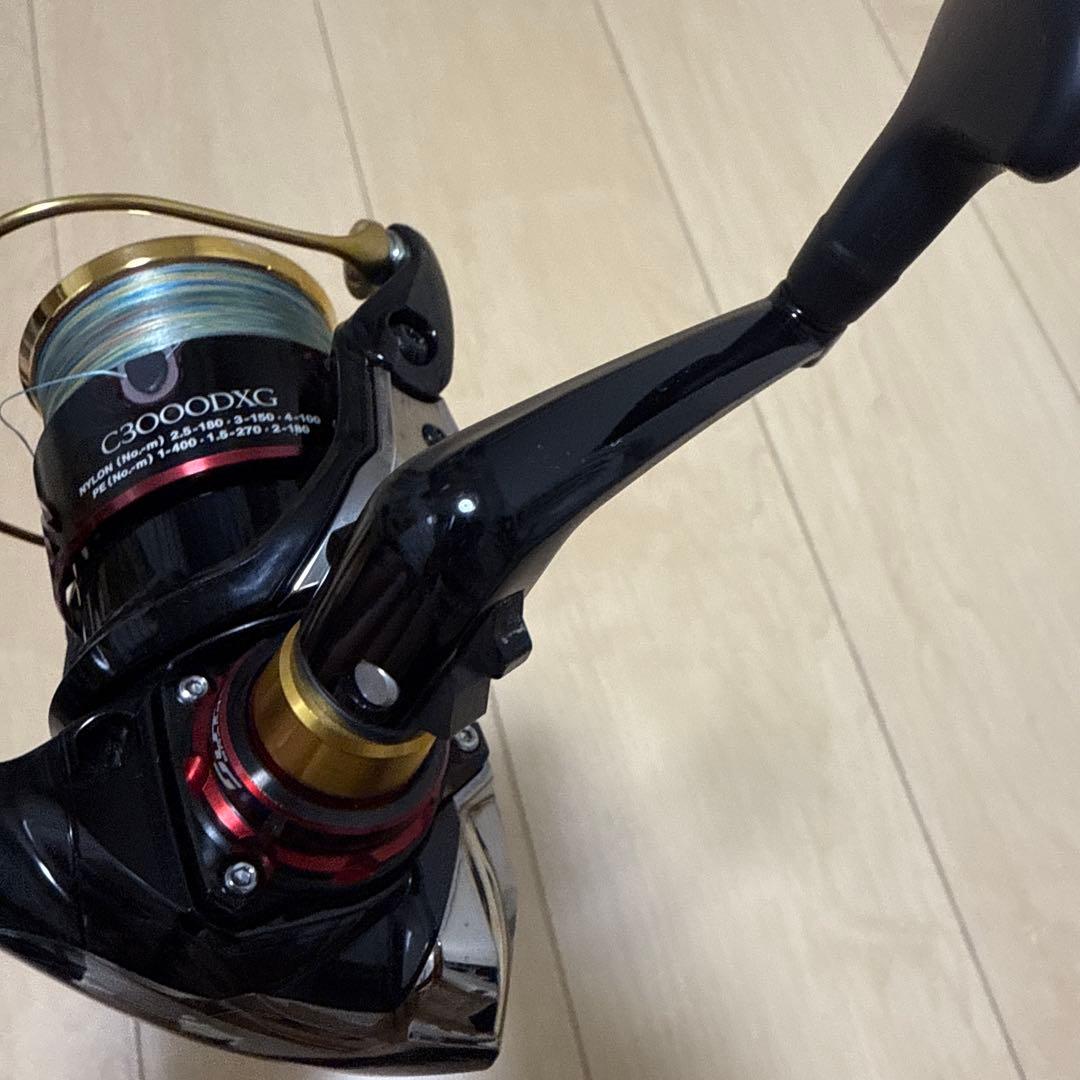 シマノ17BBXハイパーフォースC3000DXG Sレバーブレーキリール