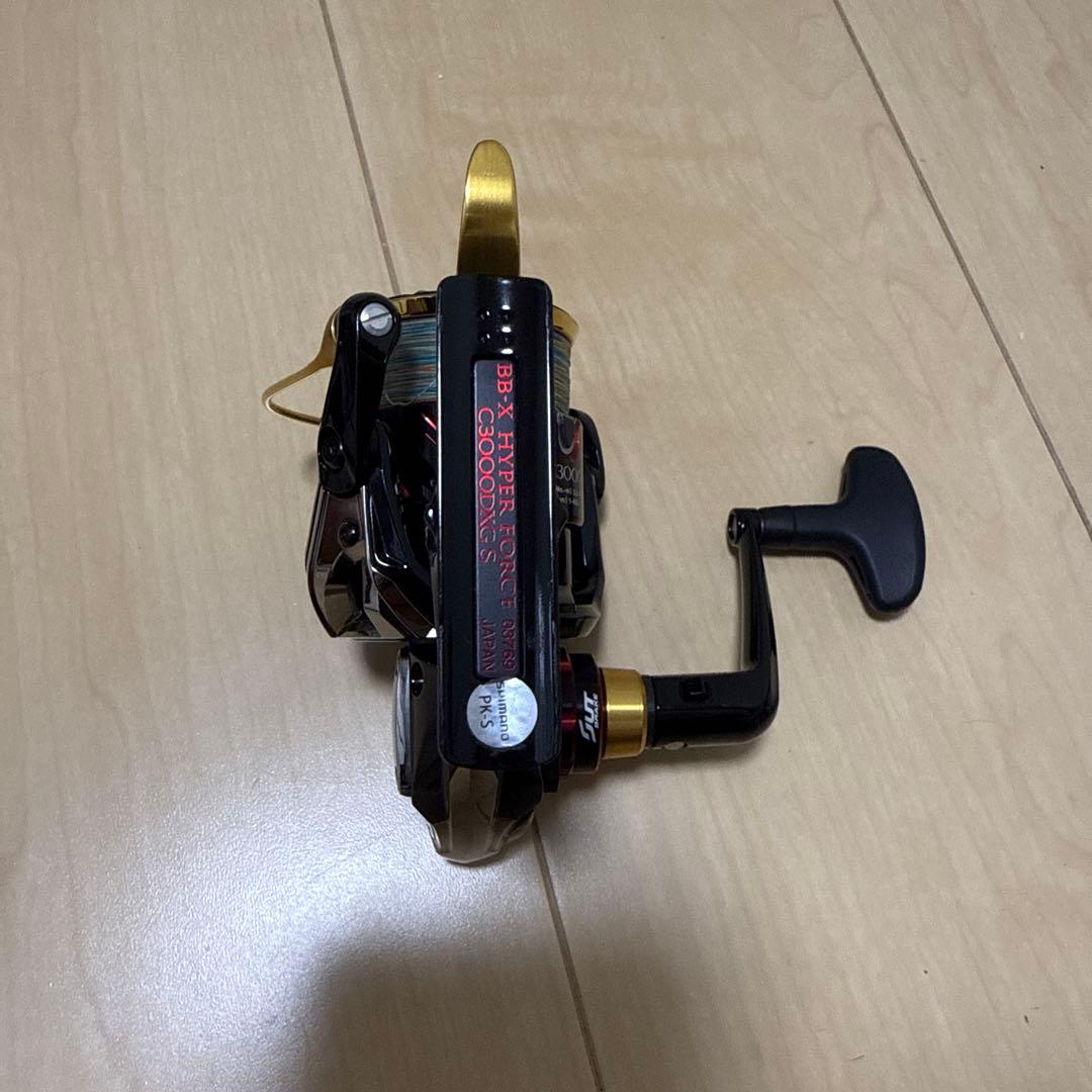 シマノ17BBXハイパーフォースC3000DXG Sレバーブレーキリール
