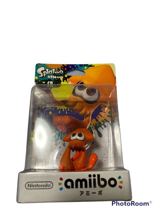 新品未開封　amiibo イカ　オレンジ スプラトゥーン　　amiibo未開封