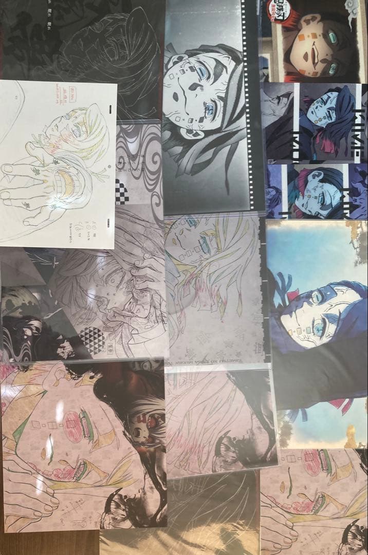 13枚 セット 鬼滅の刃 魘夢 ランチョンマット ランチョンマットケース 原画