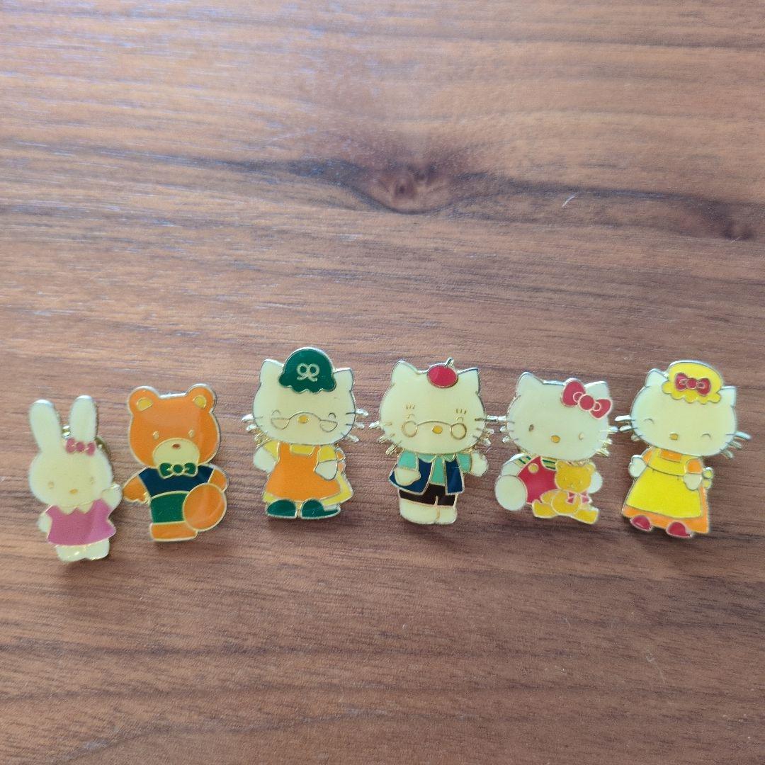 ハローキティ ピンバッジ 6個セット