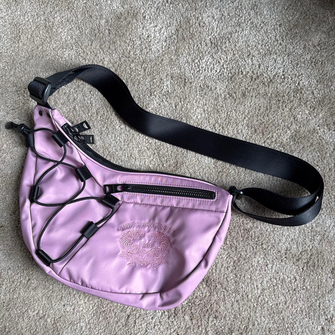 Onitsuka Tiger スモールメッセンジャーバッグ ピンク