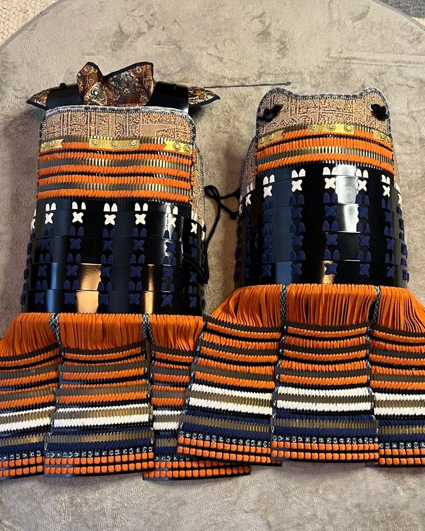 【丸武工房製】美品！未使用【現代 甲冑 等身大】黒胴具足 鎧 一式