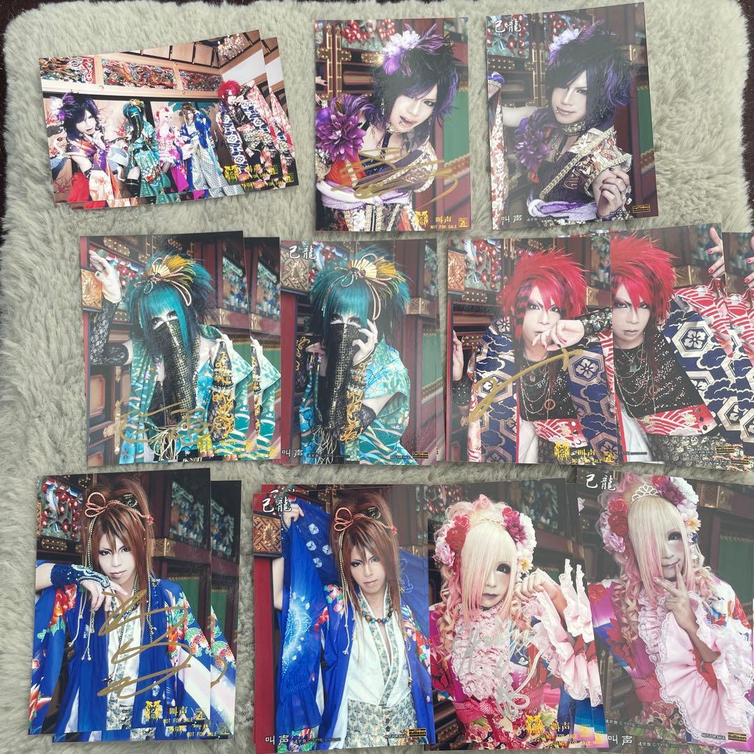 【セール中】己龍 過去アー写 セット