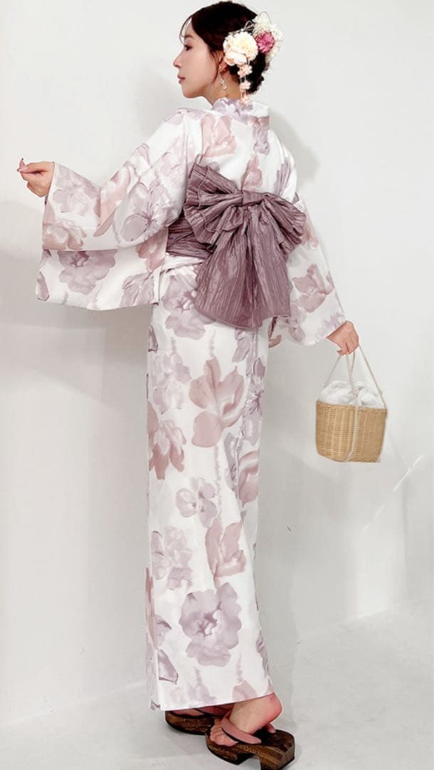【即日発送】GRL薄ピンク浴衣4点セット