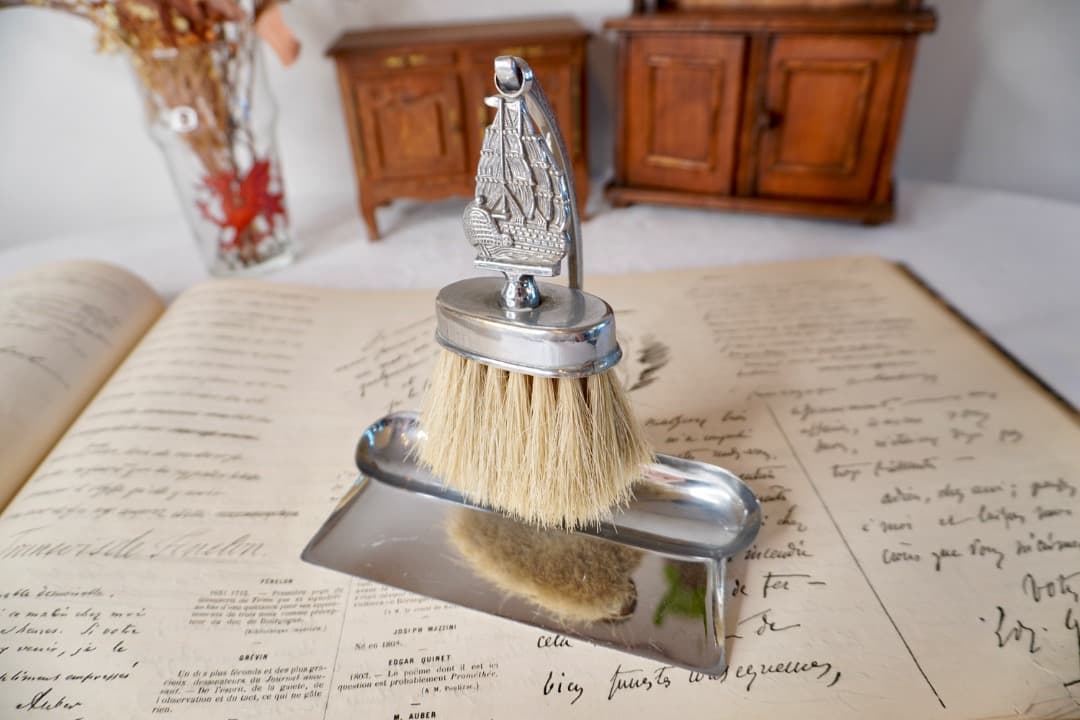 イギリス ヴィンテージ ダストパン＆ブラシ