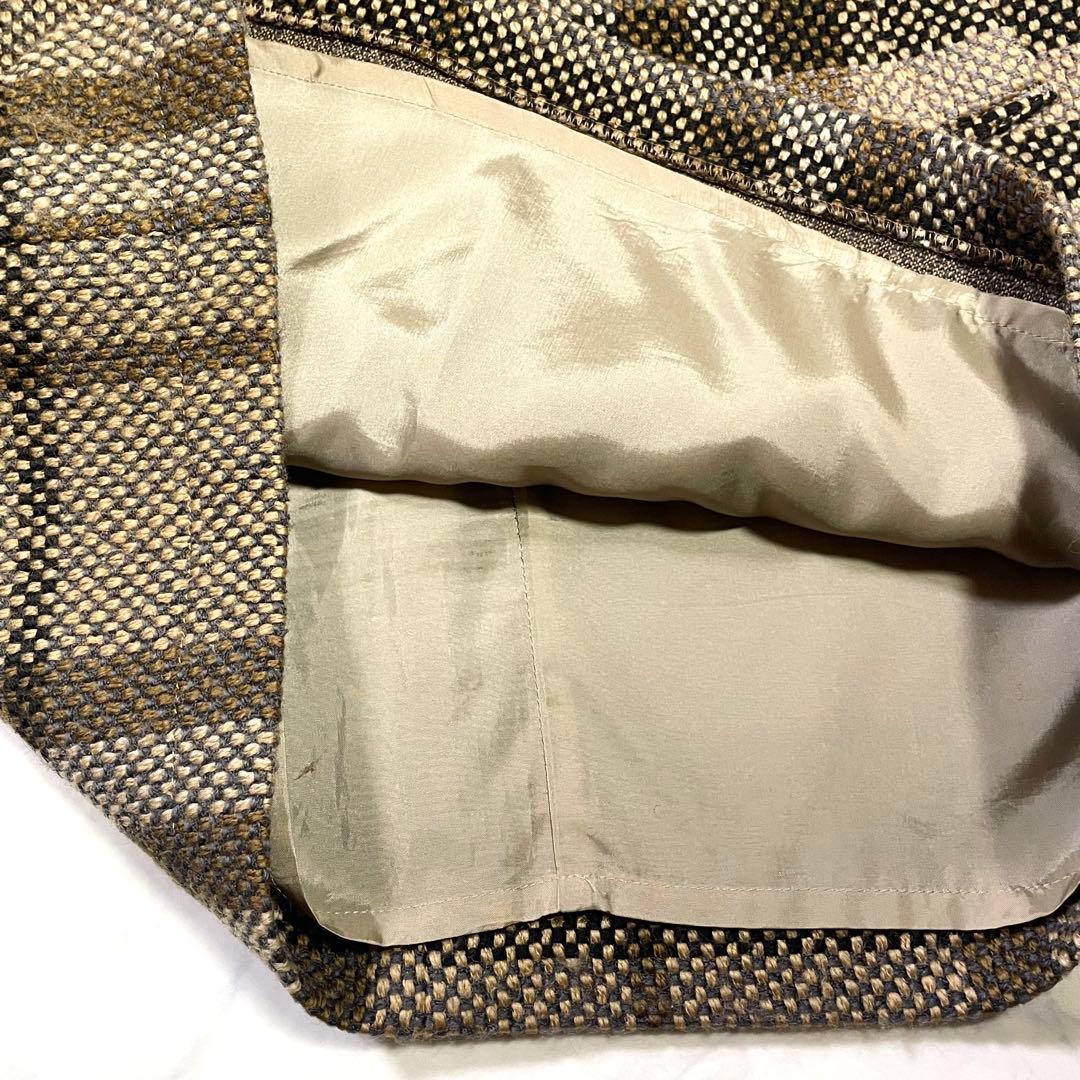 バーバリーロンドン ノースリーブ ワンピース メガノバチェック ブラウン 38