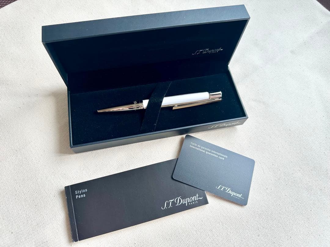 S.T. Dupont ホワイト コンポジットボールペン