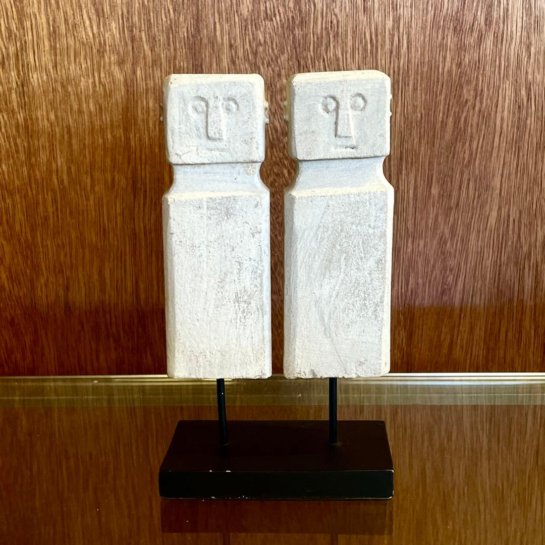 ヴィンテージ　オブジェ　ツイン　双子　インテリア　置物　ビンテージ　雑貨