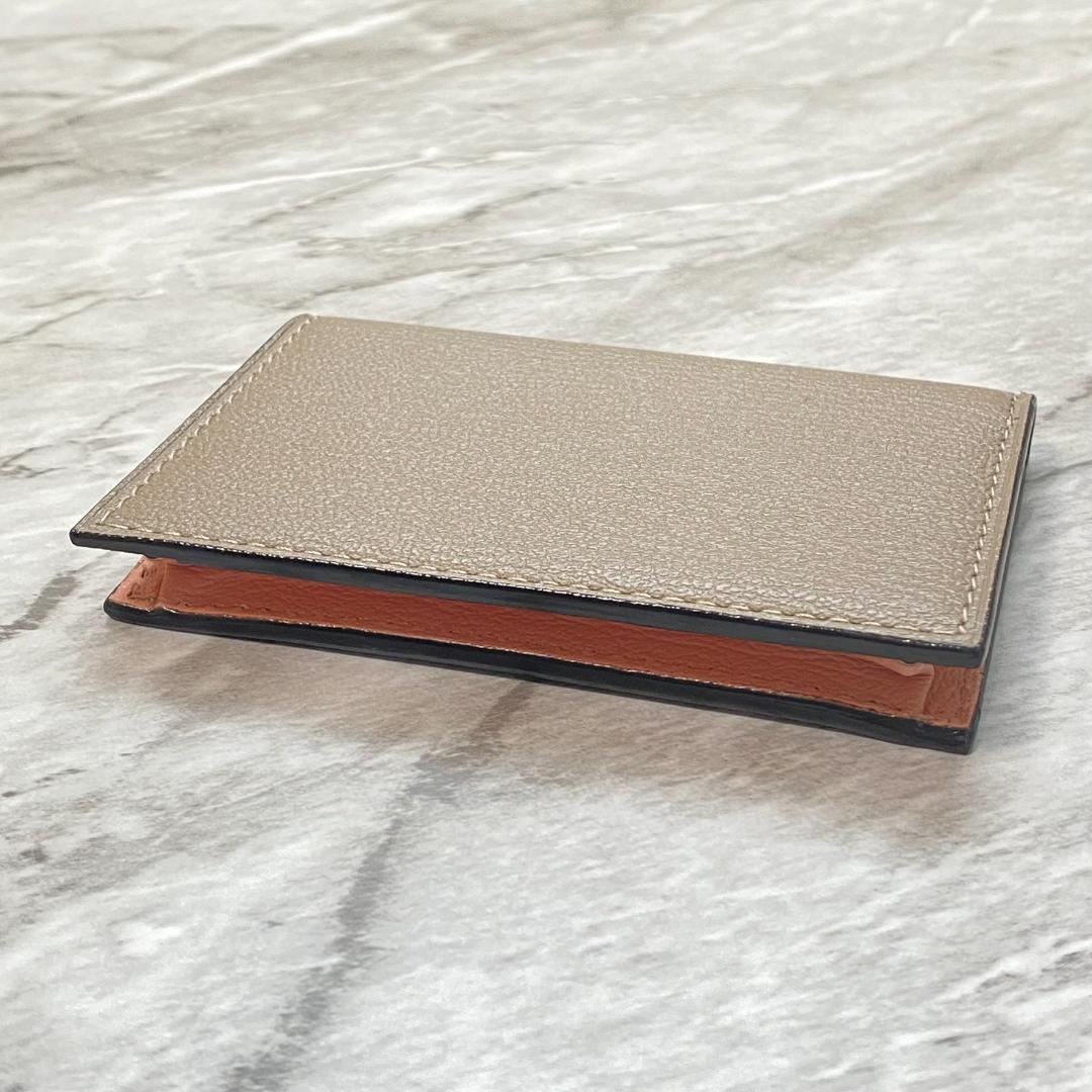 2363【新品 定価2.2万円】ラルコバレーノ★名刺入れ★BEIGE*PINK