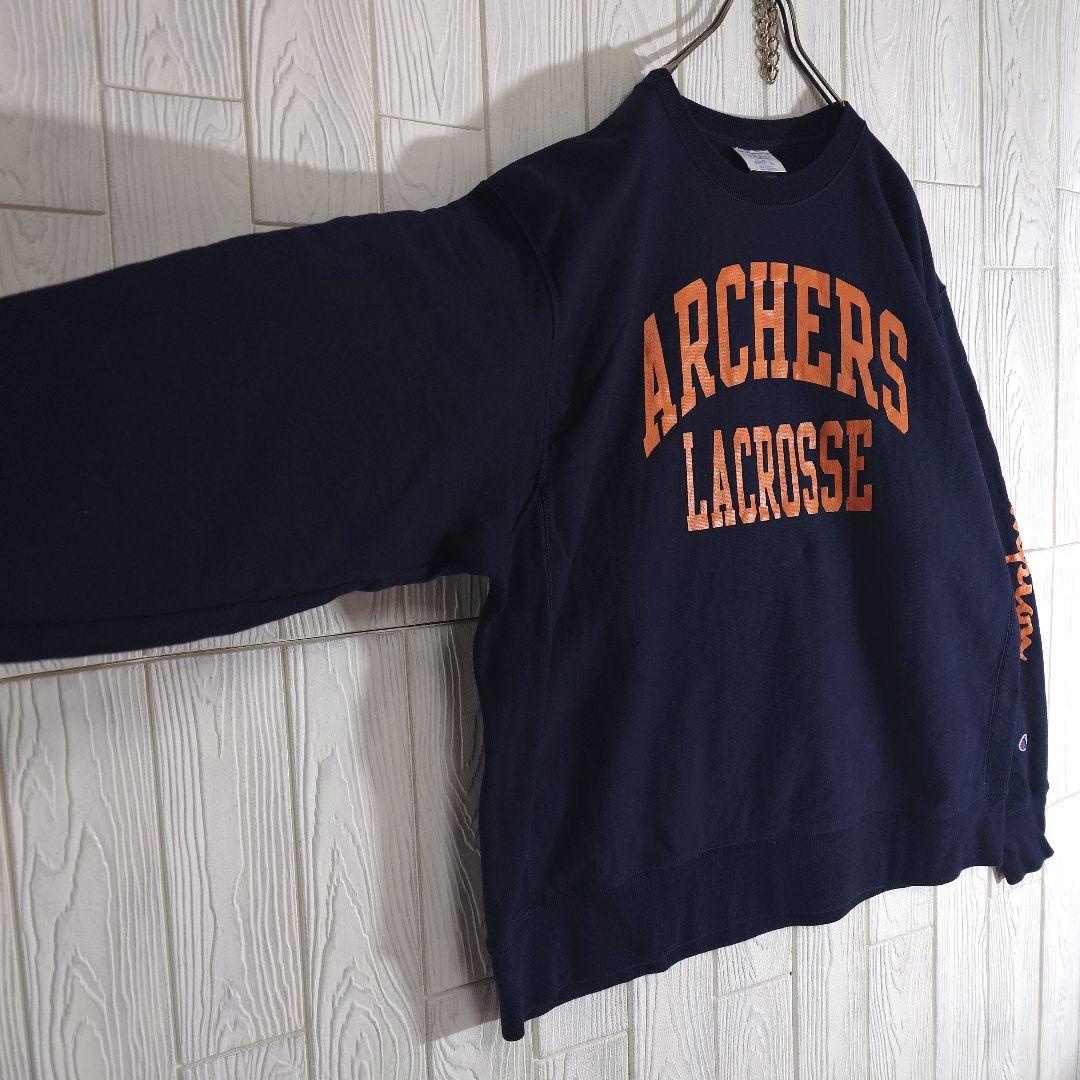 チャンピオン リバースウィーブ スウェット トレーナー 2XL ネイビー 古着