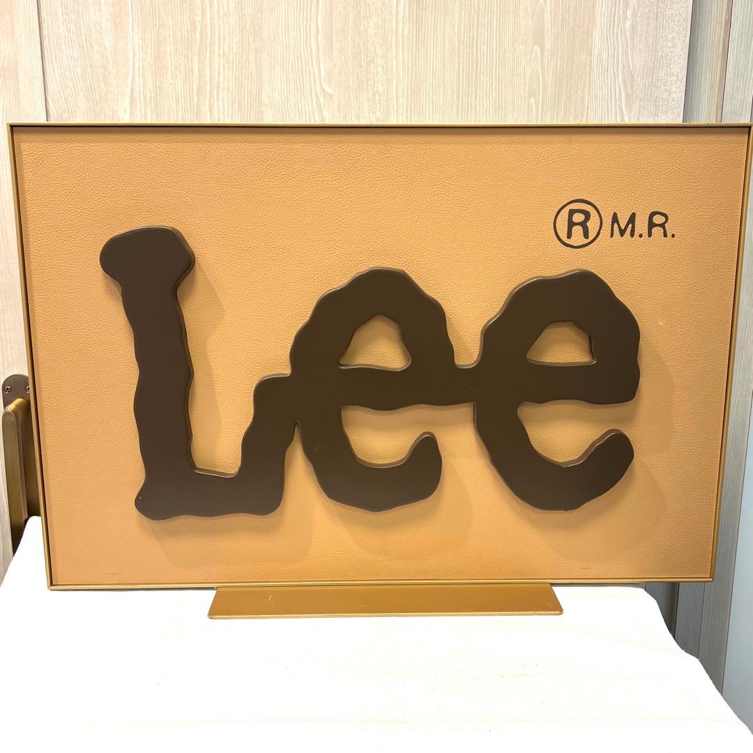 Lee 立体ロゴ 店舗什器 約60cm×40cm 非売品 レア 看板 サイン