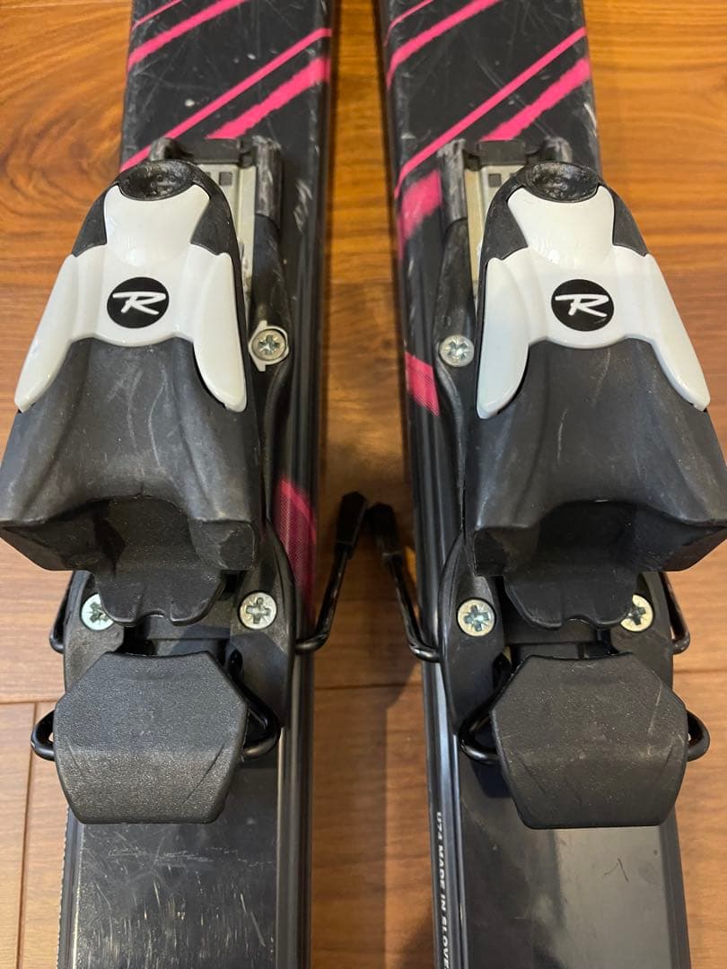 NISHIZAWA 子供用スキー板 120㎝　ストックセット ブラック ピンク