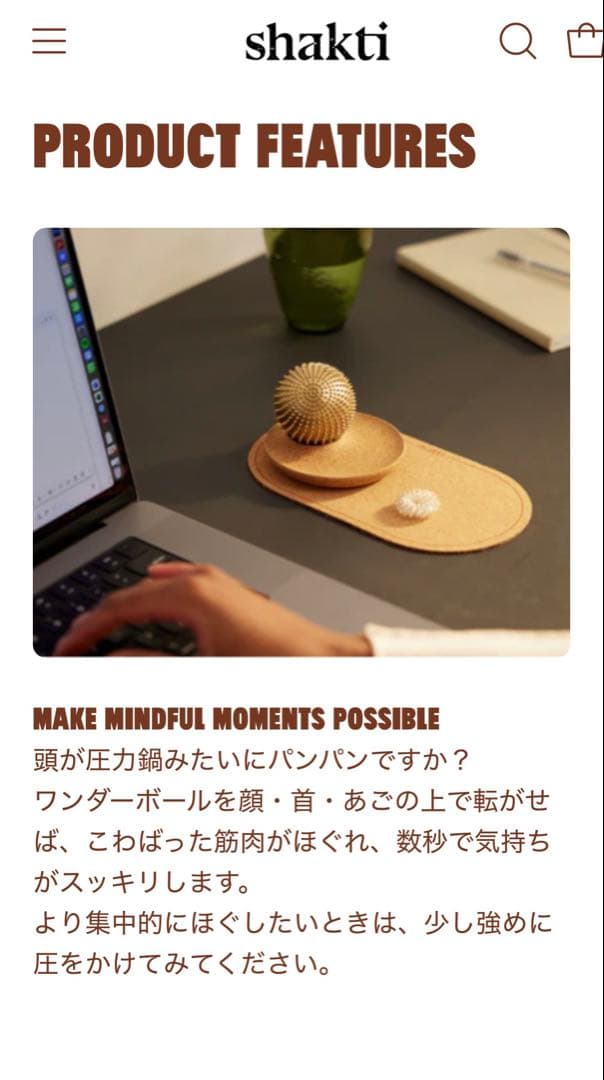 Shakti Wonderball リラクゼーショングッズ
