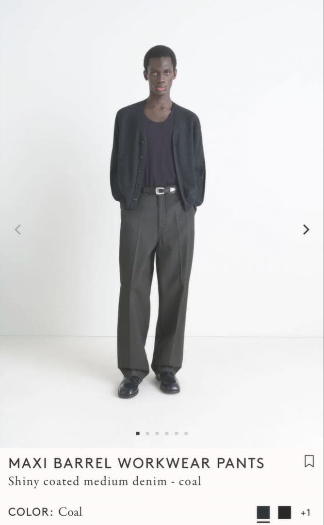 パンツ 25fw Lemaire MAXI BARREL WORKWEAR PANTS