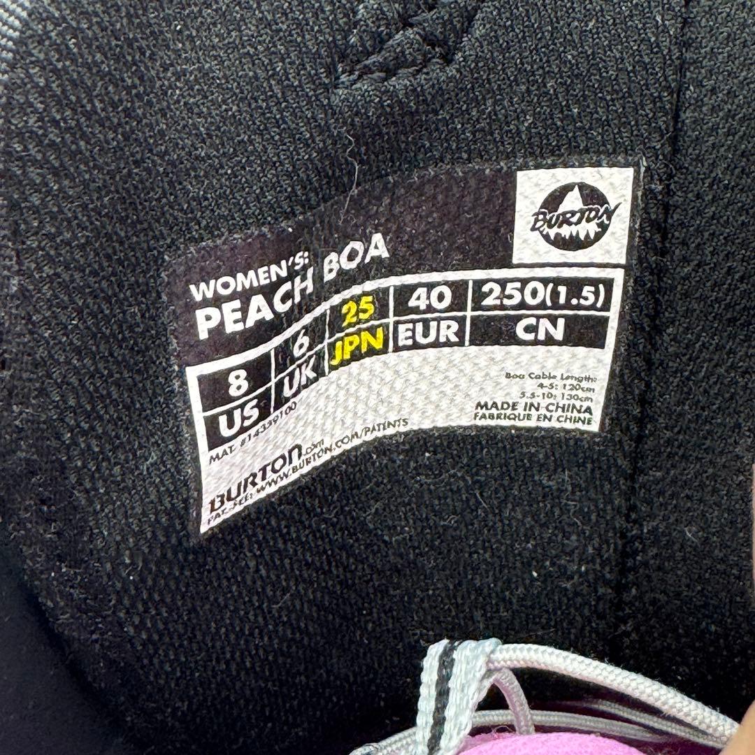 Burton PEACH BOA 25.0cm レディース　スノーボードブーツ