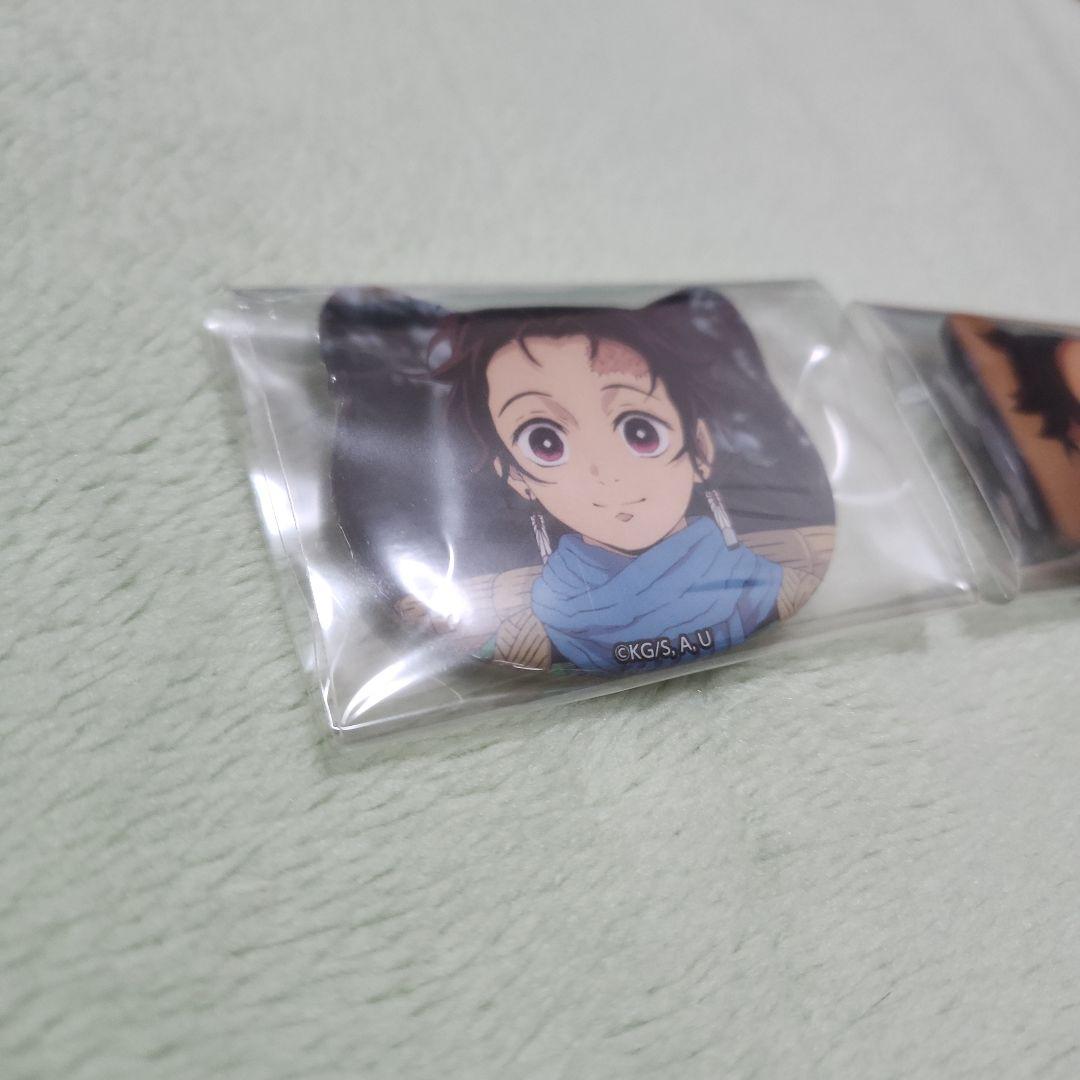 鬼滅の刃 ケモミミ 缶バッジ 2019 炭治郎　ナンジャタウン　ねこ型