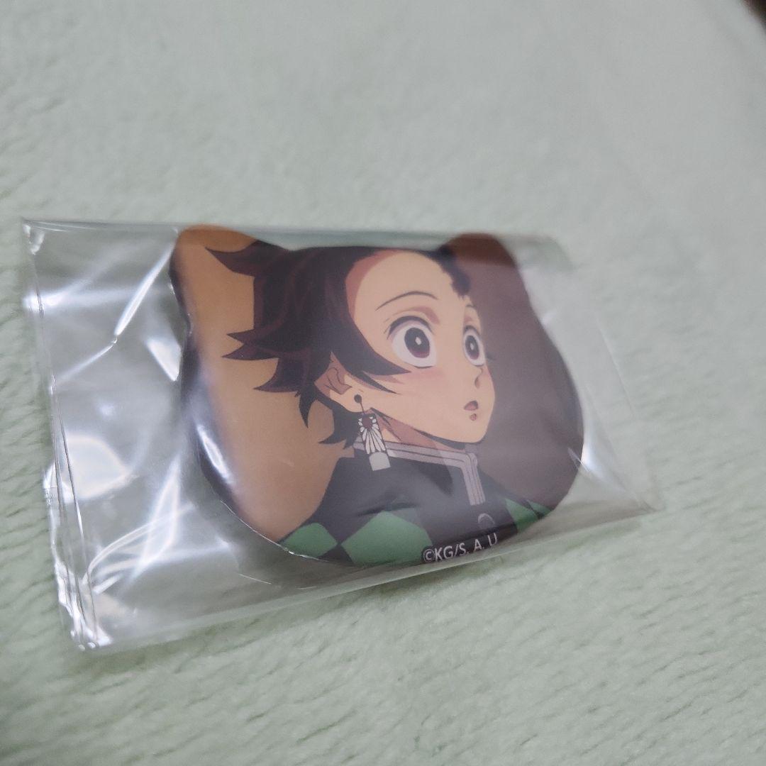 鬼滅の刃 ケモミミ 缶バッジ 2019 炭治郎　ナンジャタウン　ねこ型