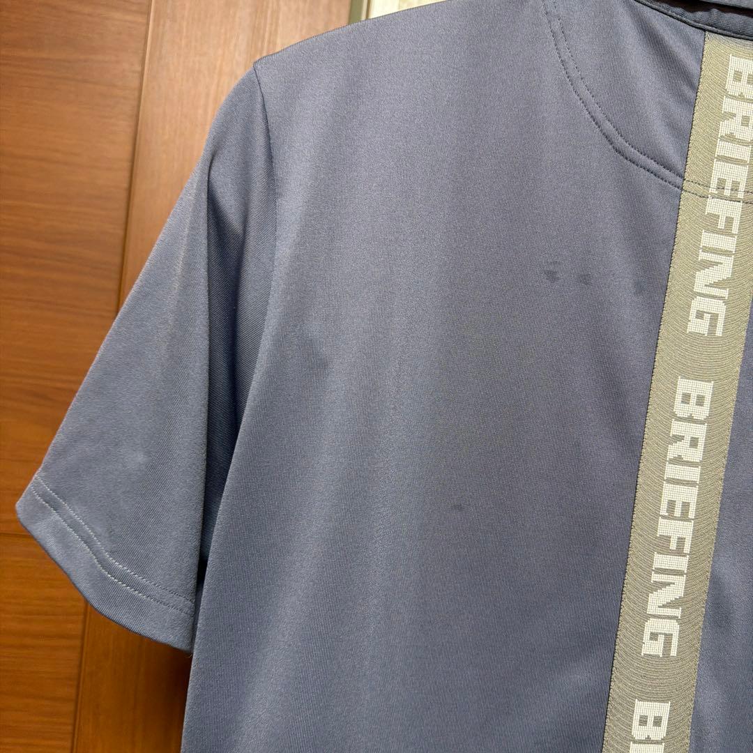 ブリーフィングBRIEFING グレー ポロシャツL