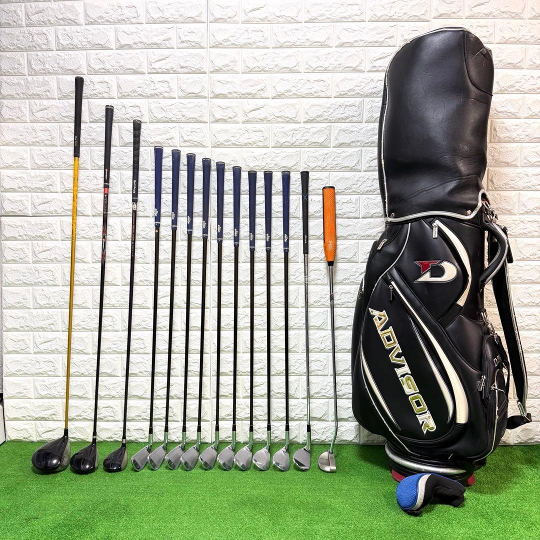 ごゴルフセット　初心者応援　Mizuno ラウンド仕様　打感良好　すぐ使える