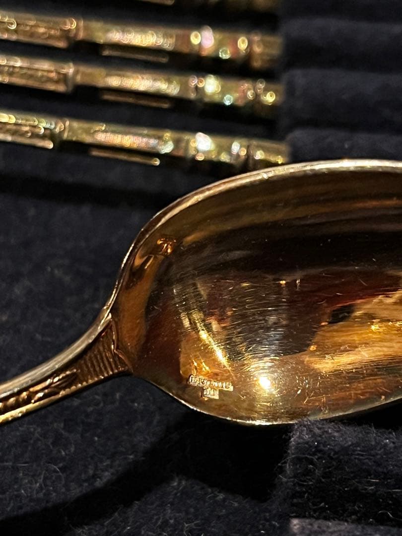 エルキュイ　ERCUIS シルバープレート　スプーン　フランス　アンティーク