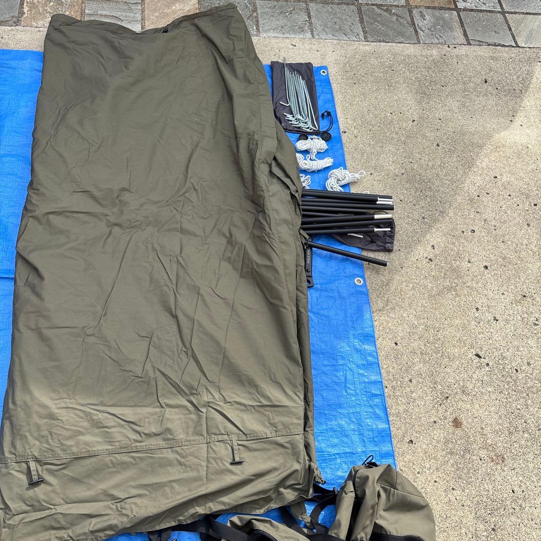 ほぼ未使用　極美品　煙突穴付き　フォックスベース　前幕　フューチャーフォックス