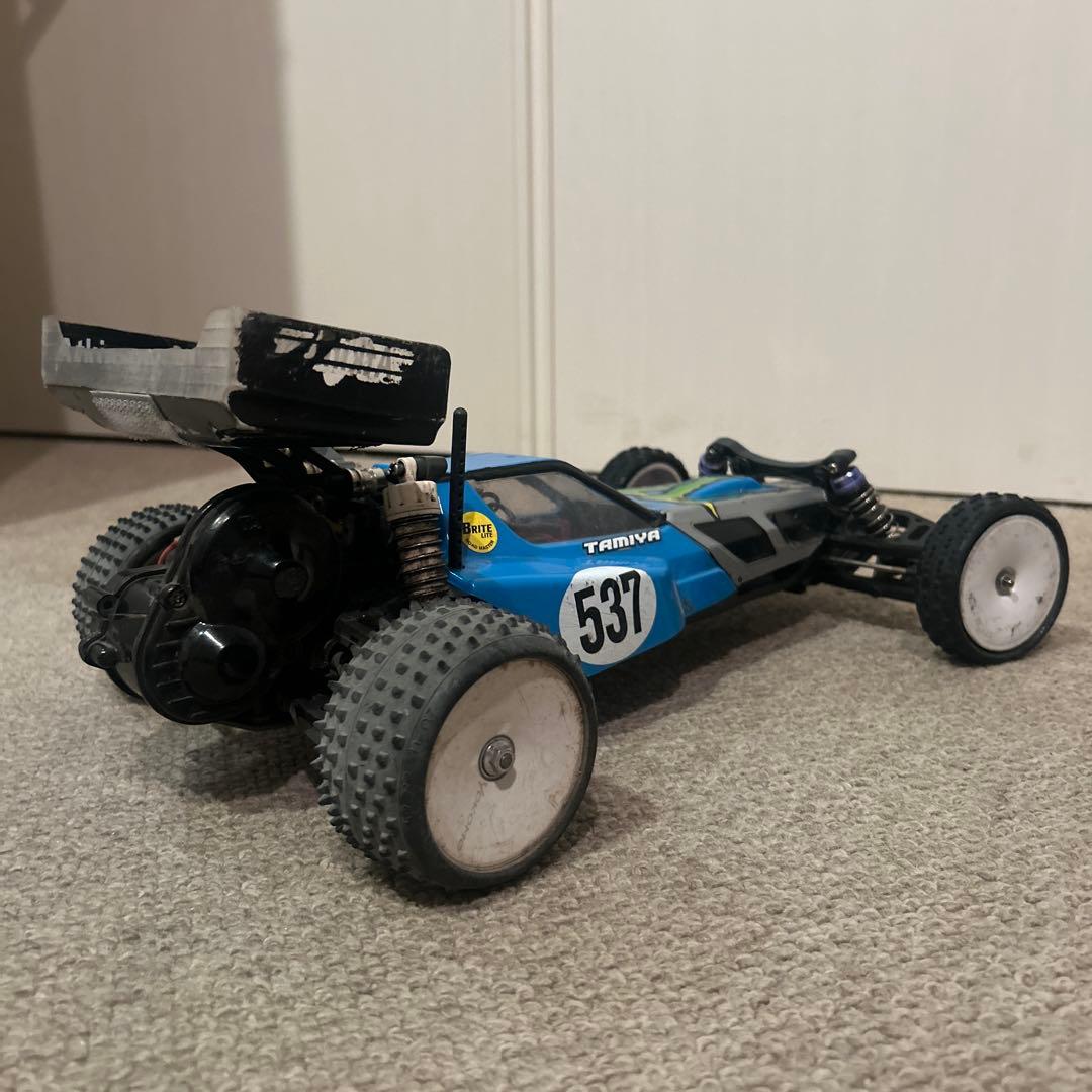 タミヤDT03レーシングファイター メカ付きスポチュン黒缶