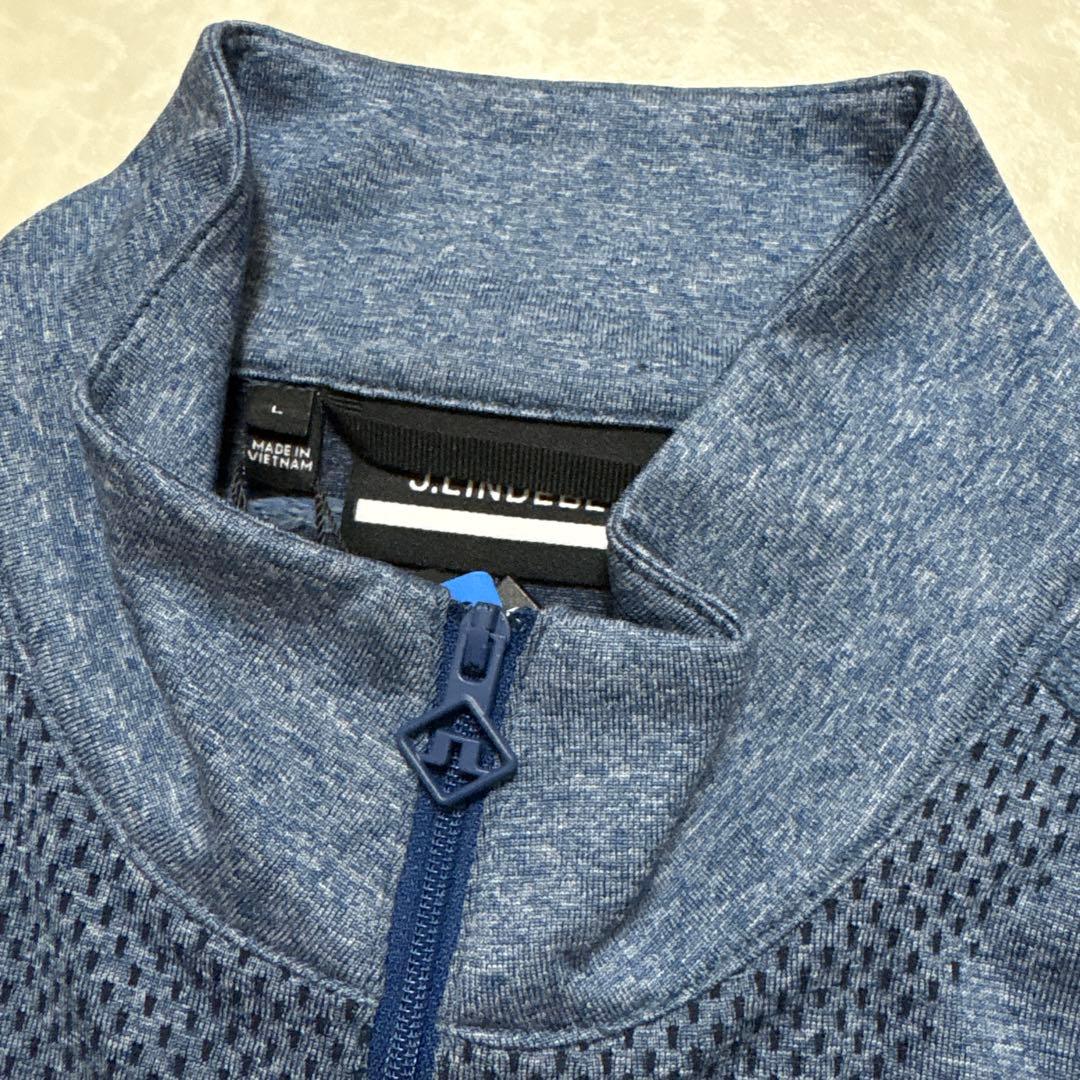 J.リンドバーグ★吸水★速乾★ストレッチ★ハーフジップシャツ【メンズ サイズL】