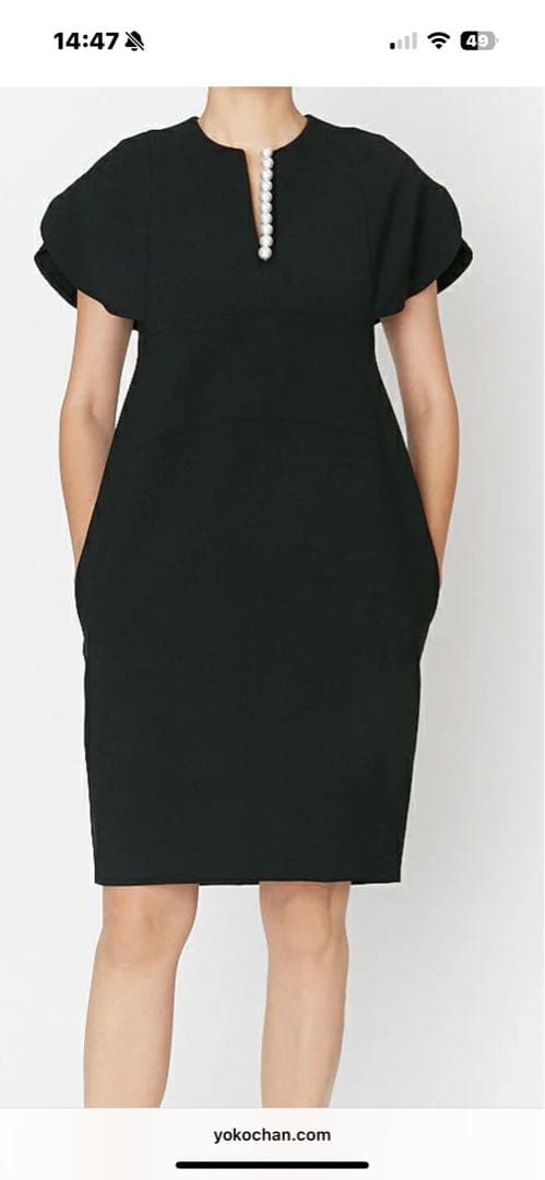 ♡極美品♡ヨーコチャン　ペタルスリーブワンピース