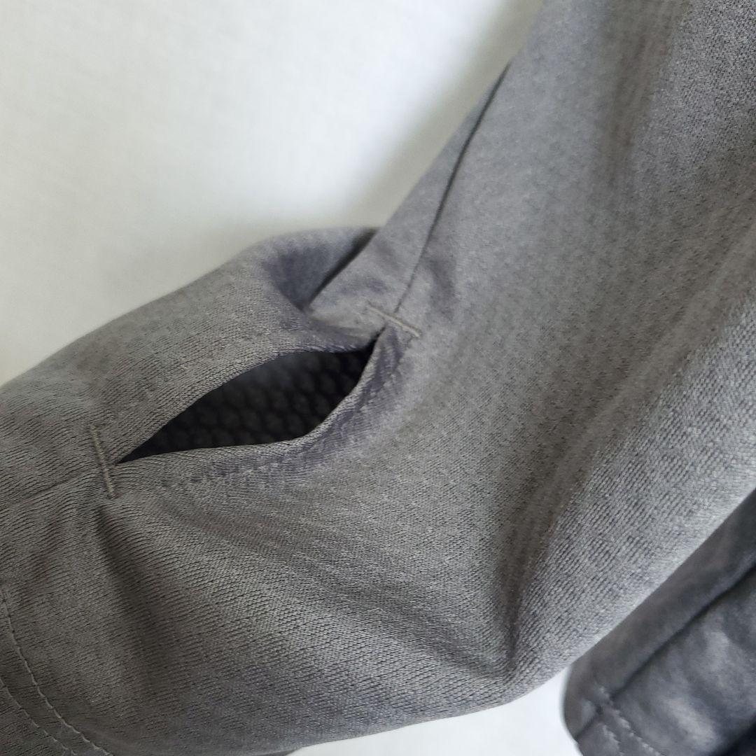 プーマ　ドルトムント　ロングスリーブ　ハーフジップ　ゲームシャツ　長袖 グレー