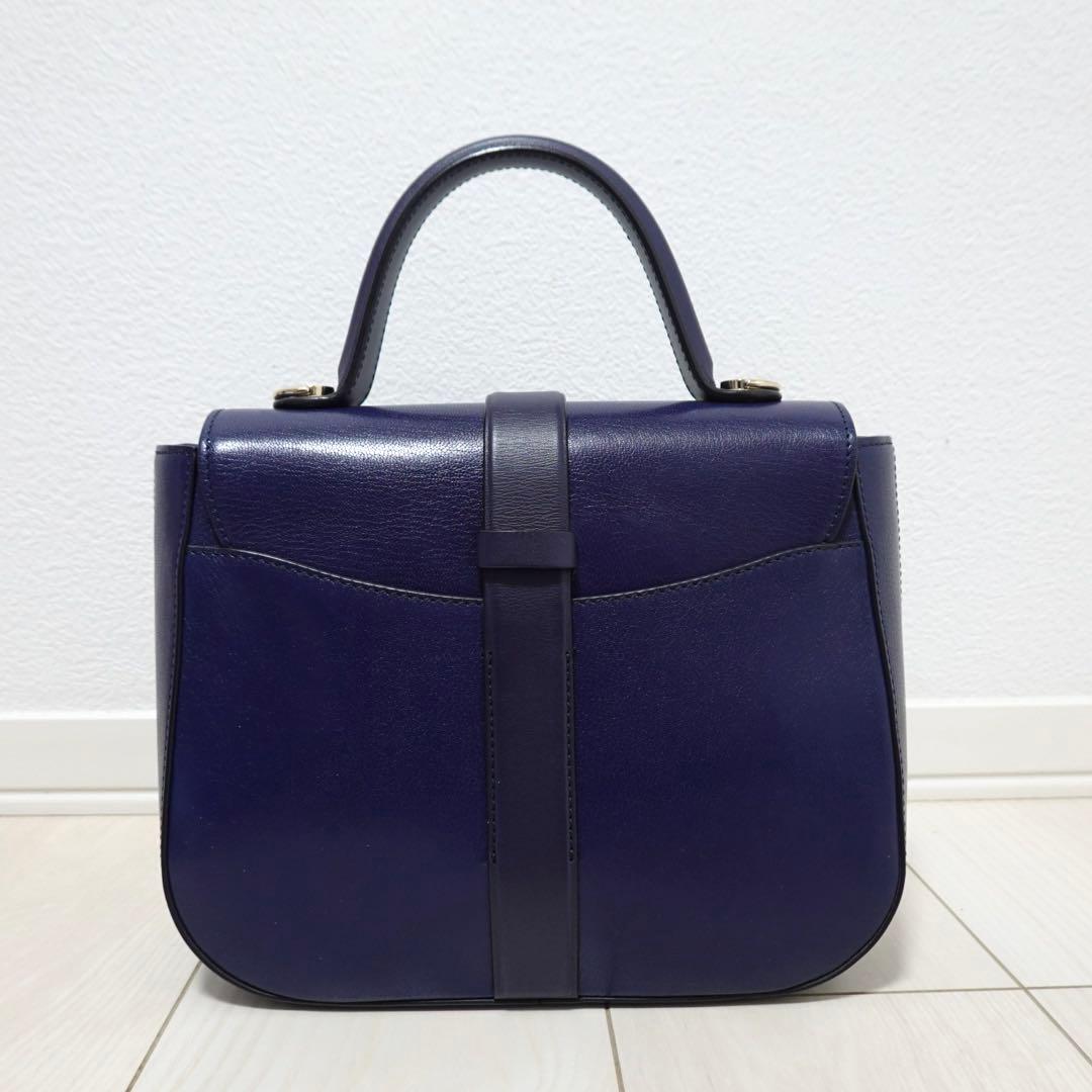 ロジェヴィヴィエ ボーヴィヴィエ　ハンドバッグ　ショルダーバッグ　紺　2way