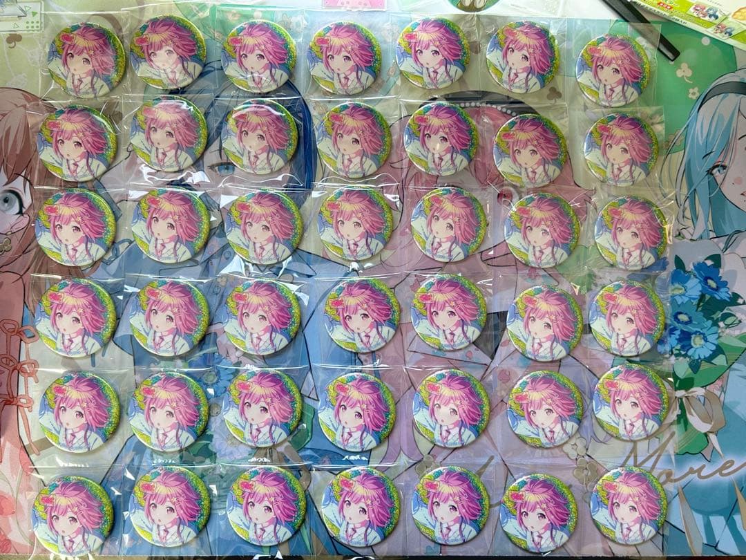 【最終値下げ】プロセカ グリッター缶バッジ 鳳えむ 42個セット