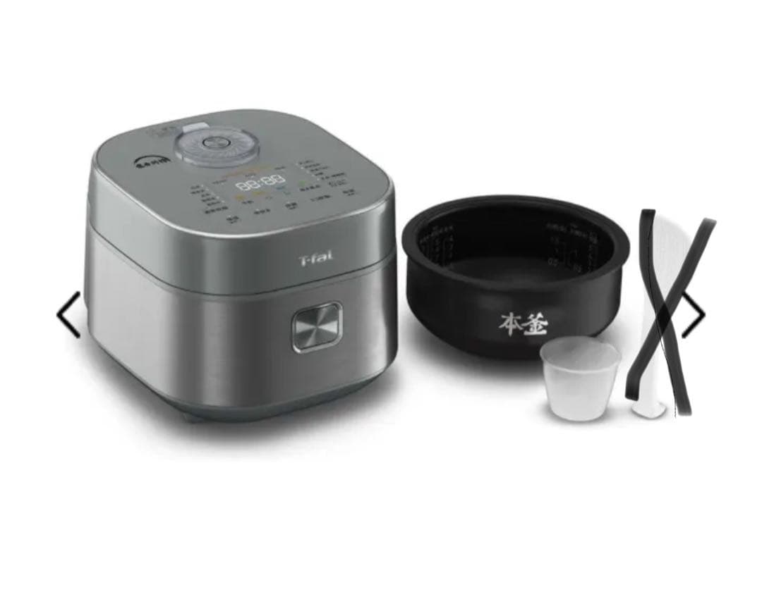 T-fal遠赤外線IH炊飯器ザライス　メタリックRK880CP【5.5合／IH】