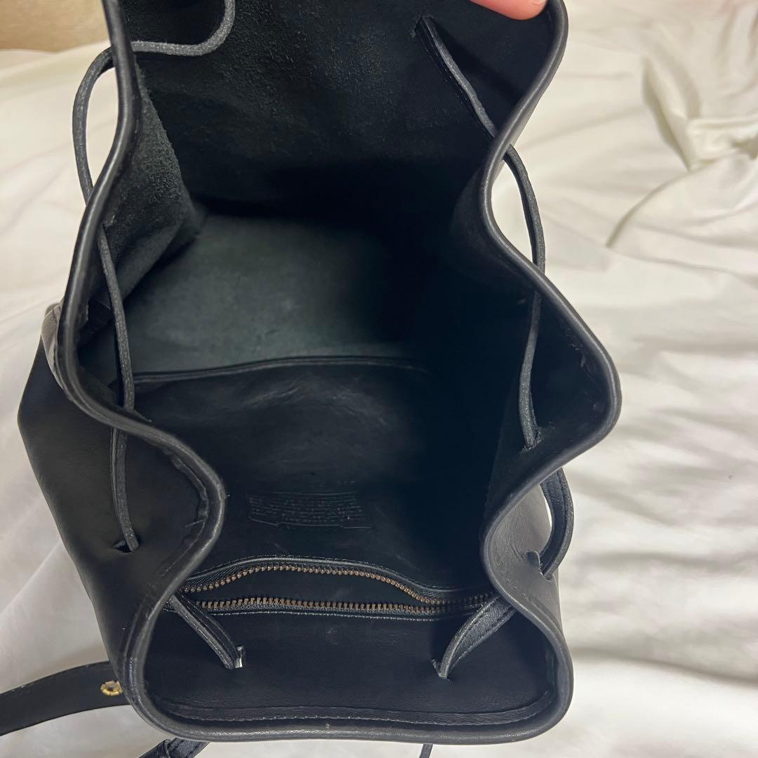 OLD COACH オールドコーチ 9929 巾着型 ブラック