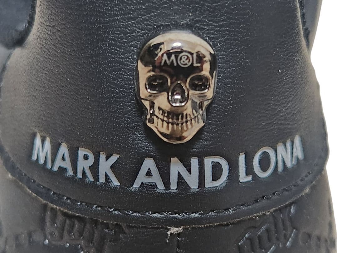 【大幅値下げ✨️28㎝】マーク＆ロナ エアロゾル ブラック×グラデ スカル 新品