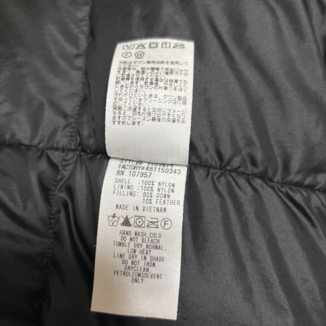 梵天丸 　mont-bell 1101574 黒 ダウンジャケット