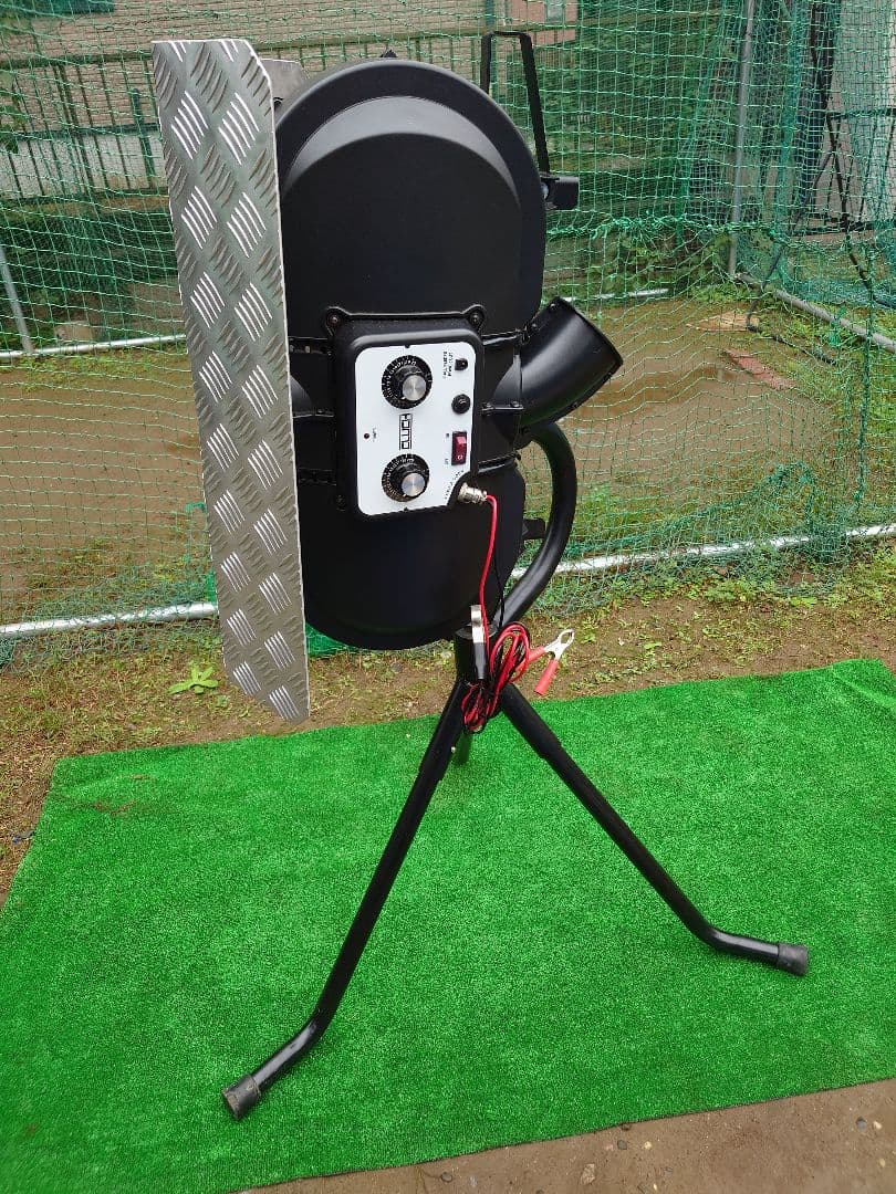 オーブピッチングマシンPMW 三脚式 黒 硬式用