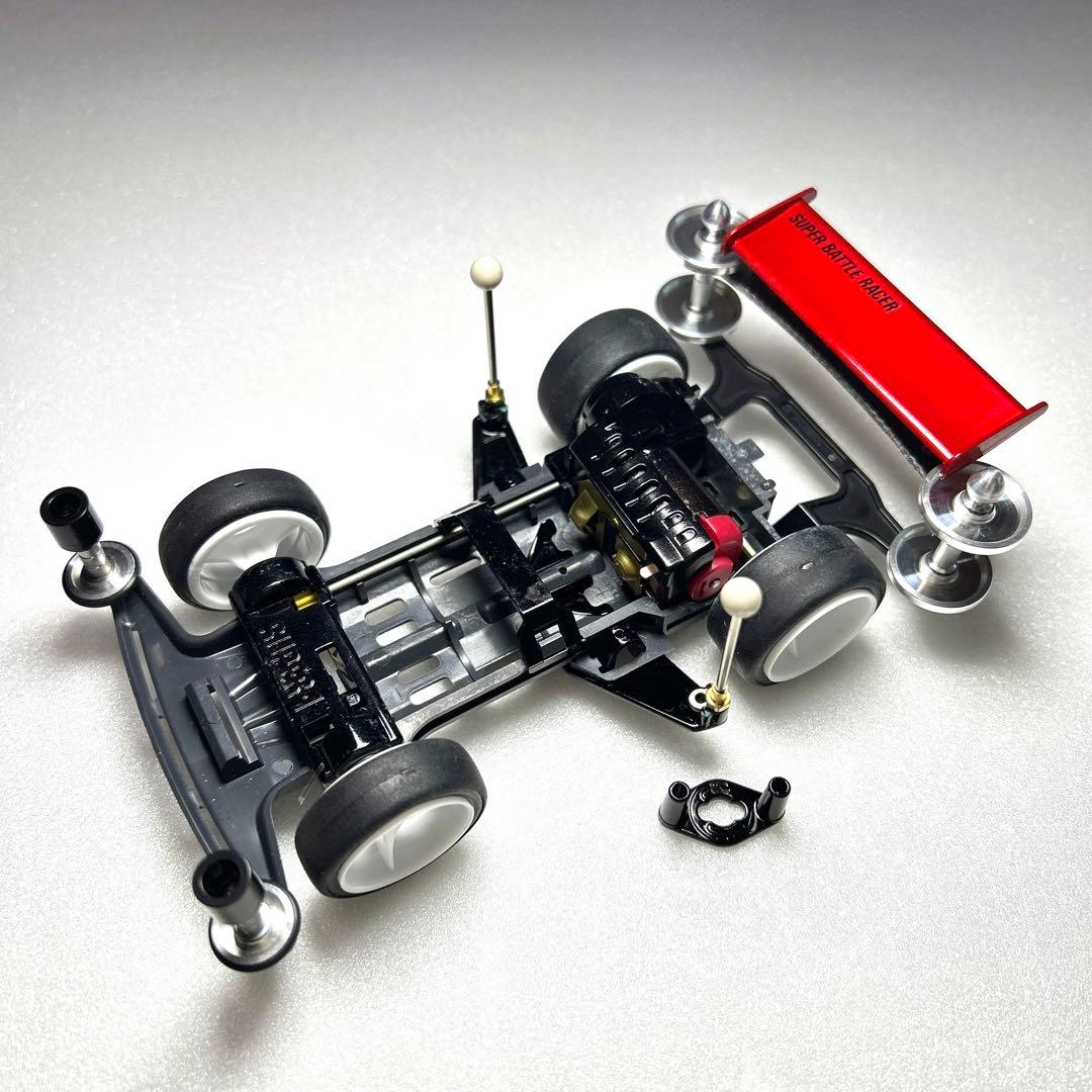 ミニ四駆　ビッグバンゴースト　タミヤ　肉抜　塗装　キャンディ　改造　スーパー1