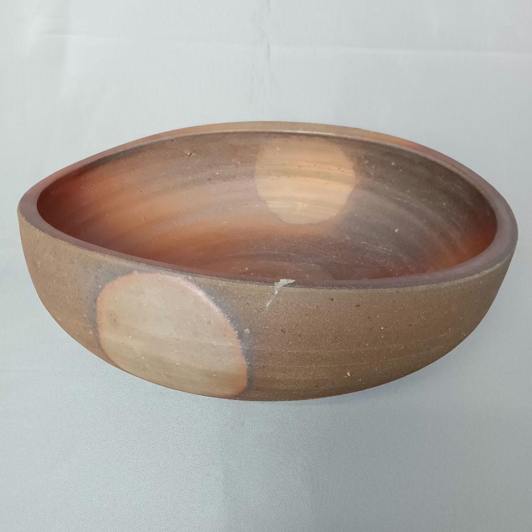 人間国宝 藤原雄 窯変鉢 盛鉢