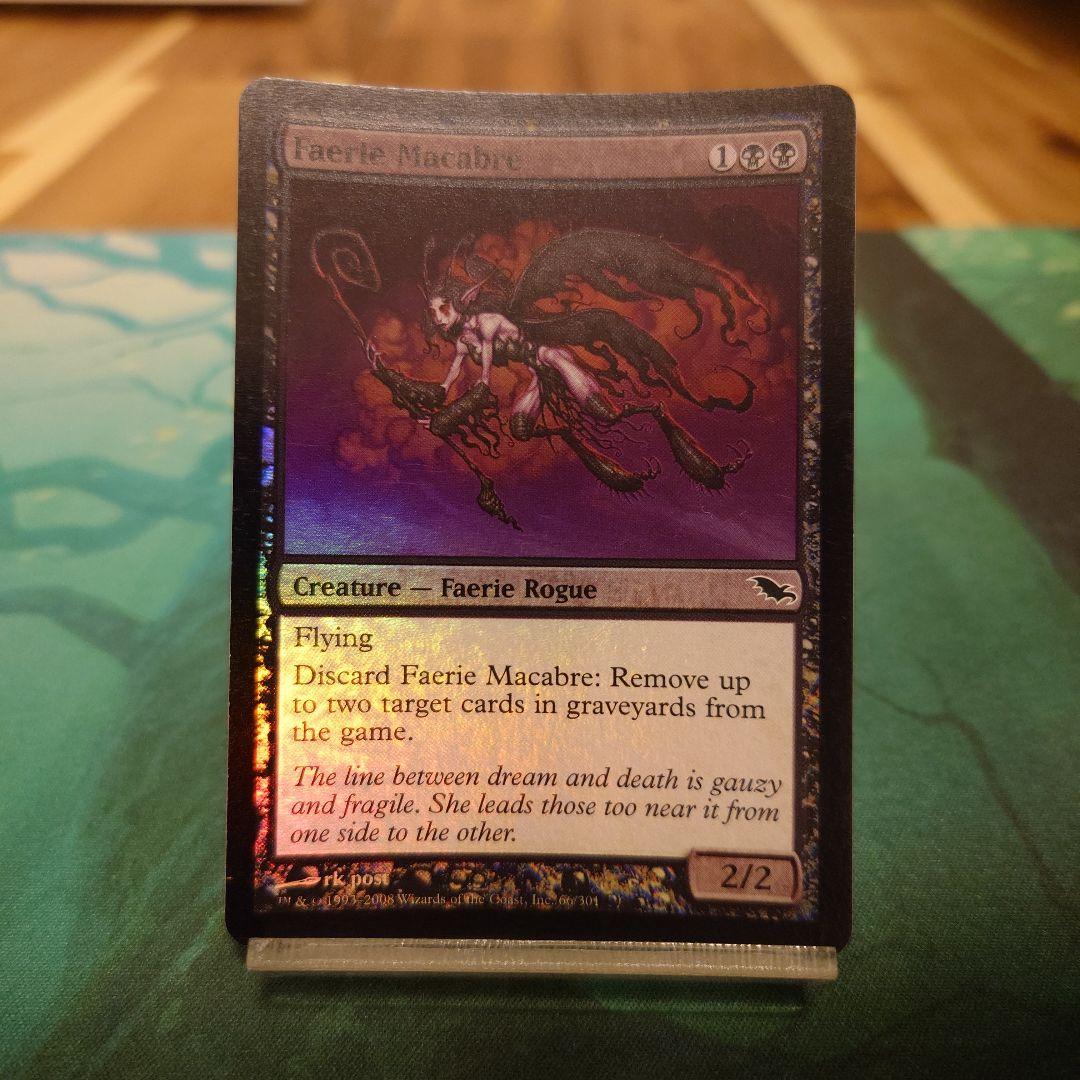 【EN】【Foil】《フェアリーの忌み者/Faerie Macabre》SHM