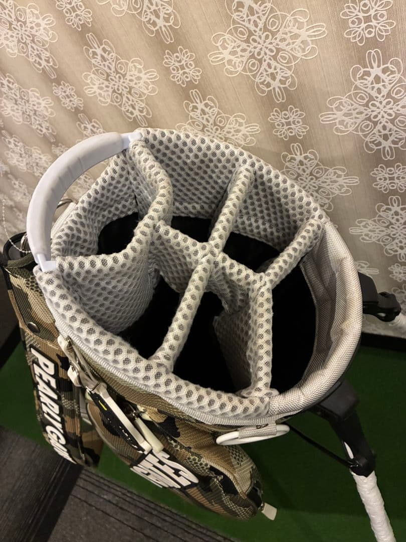 【希少完売済み】パーリーゲイツ カモ キャディバッグ 他ヘッドカバー6点セット