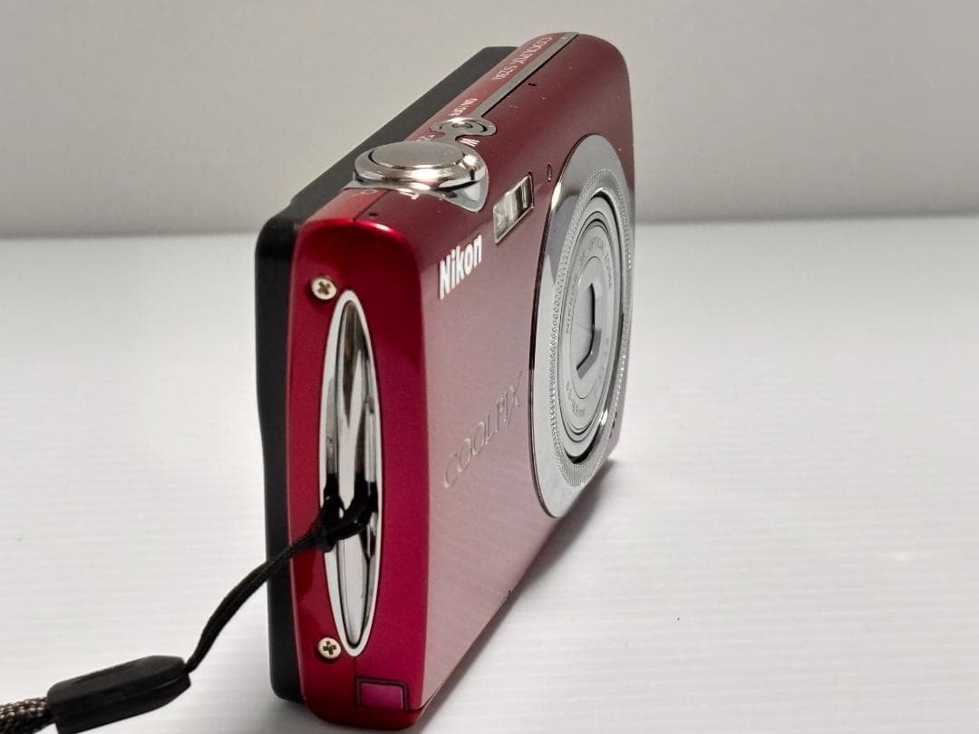 極美品 Nikon ニコン COOLPIX S230 ローズレッド 箱 付属品
